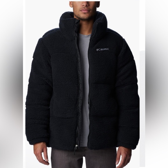 Columbia puffer fleece Jacket in L black - Picture 3 of 4